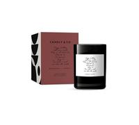 Candly&Co No. 5 Happy Birthday Luxury Scented Candle 100% Soy/Smoked Glass/Cotton Wick / 250 g Bergamot, Neroli, Mint, Green Tea, Pine, Pepper/Handmade in EU