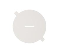 CandMak Candle Dust Covers, 160pcs Blank White Matte Candle Dust Lid with Pull Tab for Candle Making (2.25")