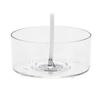 CandMak Tea Light Candle Cups, 50pcs Clear Polycarbonate Plastic Empty TeaLight Mold Tin Container with 50pcs TeaLight Candle Wicks (Circle)