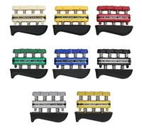 CanDo 10-0758 Digi-Flex Hand Exerciser, No Rack, Set of 8, Tan through Gold