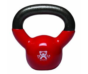 Cando 3.4 Kg - 7.5lbs Red Kettlebell W67019 - alternative to dumbbells