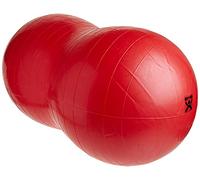 CanDo 30-1728 Exercise roll / motoric ball / peanut-shaped fitness ball - CanDo® Peanut Ball - red, 70 cm x 120 cm