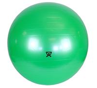 CanDo Exercise Ball, non-slip, inflatable, green, 65cm