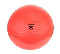 CanDo Exercise Ball, non-slip, inflatable, red, 95cm