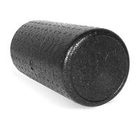 CanDo Foam roller compact / Fascial roll / Massage roll- Pilates, Physio, Yoga, trigger point, 31 x 15 x 15 cm, black