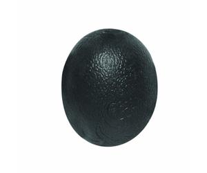 CanDo Hand exerciser - finger strengthener CanDo® exercise ball / stress relief ball - oval, black (very strong)