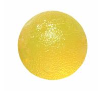 CanDo Hand exerciser - finger strengthener CanDo® exercise ball / stress relief ball - round, yellow (very light)