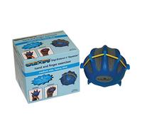 CanDo Hand exerciser - finger strengthener Digi-Extend n' Squeeze, blue (strong)