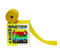 CanDo Resistance band LATEX-free / training band / gymnastics band - 45 m - yellow (very light) - alternative to dumbbells
