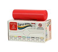 CanDo Resistance band LATEX-free / training band / gymnastics band - 5.5 m - red (light) - alternative to dumbbells