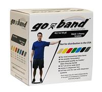 CanDo Resistance band / training band / gymnastics band - 45 m - black (very strong) - alternative to dumbbells
