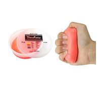 CanDo TheraPutty Antimicrobial - Therapeutic modelling clay - 3 oz - red (light)