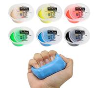 CanDo TheraPutty Antimicrobial - Therapeutic modelling clay - 3 oz - Set of 6 (various colours)