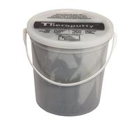 CanDo TheraPutty Antimicrobial - Therapeutic modelling clay - 5 lb - black (very strong)