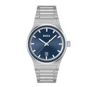 BOSS Candor Men's Blue Dial & Stainless Steel Bracelet Watch