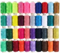 Candora Sewing Thread Coil 250 Yards Each Polyester Purpose for Hand and Machine Sewing (40 Colors)