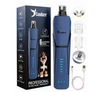 Candure Dog Nail Clippers for Large, Medium and Small Breed Professional Pet Nail Clipper Suitable for Cats, Rabbits and Guinea Pigs with Safety Lock (All Size Pets, Dark Blue)