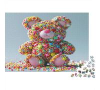 Candy 1000 Piece Jigsaw Puzzles For Adults And Kids Jigsaw Puzzle Gifts Recycled Cardboard Jigsaws 1000 Pieces for Adults And Children 1000pcs (75x50cm)