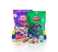 Candy 4U Chill & Thrill Pick & Mix Sweet Bundle | Sour & Fizzy Sweet Selection | 20 Variety Sweets | Movie Night, Party & Sharing Treat (1 kg Signature Pouch)