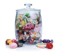 Candy 4U The Time Capsule Pick & Mix Sweets 2.6kg Capsule Jar - Assorted Fruity, Fizzy & Chewy Candy Selection, Premium Colourful Sweet Mix, Perfect for Gifting, Sharing & Special Occasions