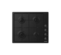Candy 60cm 4 Burner Gas Hob with Pan Stand - Black CHW6LBB