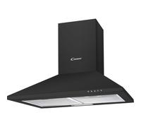 Candy 60cm Chimney Cooker Hood - Black CCE116/1N