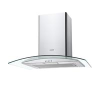 Candy 60cm Chimney Cooker Hood With Curved Glass Canopy - Stainless Ste CGM64/1X