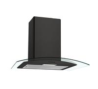 Candy CGM60NN 3 Speed 60cm Triangle Cooker Hood, LED Lighting, Washable filters, Black