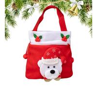Candy Bag for Christmas | Handled Cartoon Pouch,Christmas Candy Wrapping Drawstring Bag | for Classroom Gathering Home Community School Chocolate Toys Jelly Lollipops