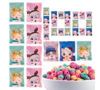 Candy Bags for Party Masters - Pack of 100 with Cat Pattern Packaging Bags - Resealable Goodie Bag, for Birthdays, Weddings, Family Parties, Celebrations, Holidays and