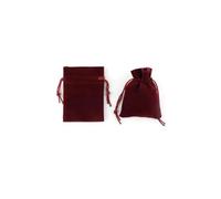 Candy bags, Wine Red Drawstring Velvet Bags Organza Storage Pouches for Christmas Wedding craft Jewelry Packaging