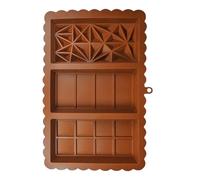 Candy Bar Mold,Rectangular Non-Stick Deep Mould - Large Stuffed Chocolate Mold | for Men Women Stuffed Bar Filling Homemade Making Bakery Confectionery Holiday Party Snack