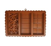 Candy Bar Mold - Rectangular Reusable Non-Stick Deep Mould - Large Stuffed Chocolate Mold,for Women Homemade Making DIY Bakery Confectionery Holiday Party Snack Preparation