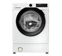 Candy ProWash and Dry 400 Integrated Washer Dryer, 9 Kg Wash plus 6 Kg Dry, Combined Cycle Class D, 1400 RPM, hOn App Connectivity, 7 Rapid Cycles, White and Black, 60x53x82 cm - BC4S496M6DB8-80