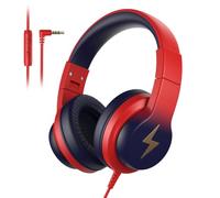 Candy Bila Wired Over-Ear Kids Headphones for School -Gradient Red to Blue