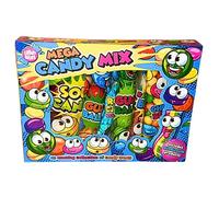 Candy Bites Mega Candy Mix 175g - Assorted Sweets Selection - Fruity & Chewy Candy Bag - Includes Gifty Goodness Shopping List