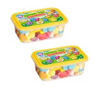 Candy Bites Spring Mix Gummies Tub 450g x Pack of 2 - a Delicious Selection of Easter and Spring Themed Fruit Flavour Sweets - the Perfect Treat for Friends and Family This Easter