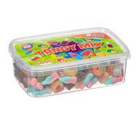 Candy Bites Tangy Mix Tub 500g - Containing Up To 8 Different Types Of Candies, This Selection Tub Is Perfect For Satisfying A Sweet Treat Craving With A Tangy Twist This Festive Season
