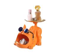 Candy Bowl - Ashtray Jewellery Bulldog | Desk Organizer, Cute Resin Bulldog Figurine, Storage Box for Kitchen Dining Room