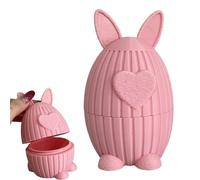 - Candy Bowl - Rabbit Shape Treat Holder, Festive Table Decoration | 3D Printed Mini Container, 6.5 x 6.5 x 10.3 cm, Lightweight Display for Sweets, Biscuits, Nuts, Sugar, Sn