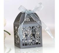 Candy Box 50PCS Paper Candy Boxes,Hollow Gift Boxes Wrapping for Cookies Chocolate Birthday(5)