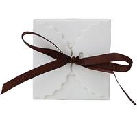 Candy Box Wave Pattern Paper Candy Box,Packaging Bag Wedding Birthday Party Supplies.(White,30pcs)