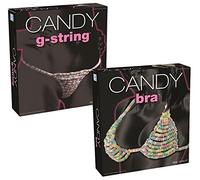 Candy Bra and Candy G-String - Rainbow, Rainbow
