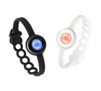 Candy Bracelet Set: Long Distance Touch Bracelets for Couples, Smart Light & Vibration Love Jewelry, Long Distance Relationship Gifts for Girlfriend Boyfriend, One-to-One Bluetooth Pairing via App