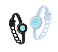 Candy Bracelet Set: Long Distance Touch Bracelets for Couples, Smart Light & Vibration Love Jewelry, Long Distance Relationship Gifts for Girlfriend Boyfriend, One-to-One Bluetooth Pairing via App