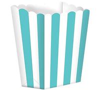 Candy Buffet Popcorn Treat Boxes Robin Egg Blue /5