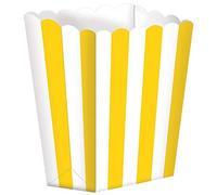 Candy Buffet Popcorn Treat Boxes Sun Yellow /5