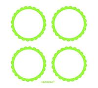 Candy Buffet Scalloped Labels Kiwi Green /5