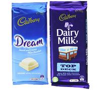 Candy Cadbury Dream White Chocolate, 180 g and Cadbury Top Deck, 180 g