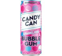 Candy Can, Bubblegum, Fizzy Drink, Nostalgic American Soda Flavours, Sparkling Pop Single Can (1 x 330ml)